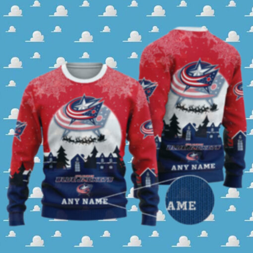 NHL Columbus Blue Jackets Special Christmas Ugly Sweater – Narides