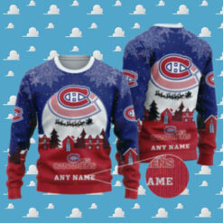 NHL Montreal Canadiens Special Christmas Ugly Sweater – Narides