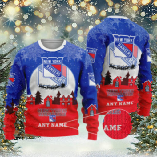 NHL New York Rangers Special Christmas Ugly Sweater – Narides