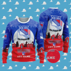 NHL New York Rangers Special Christmas Ugly Sweater – Narides