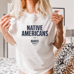 Native Americans For Harris Walz shirt