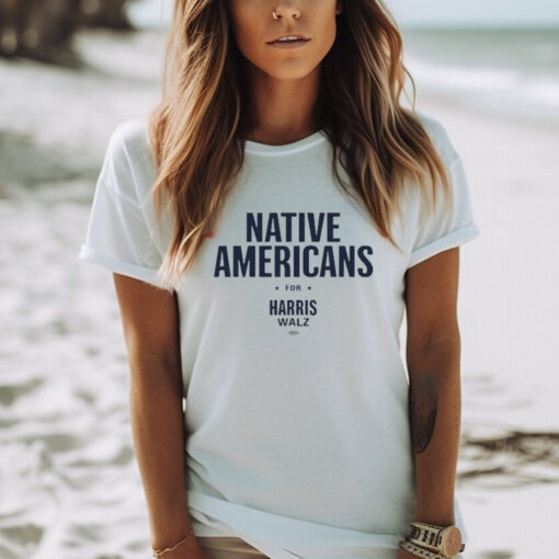 Native Americans For Harris Walz shirt