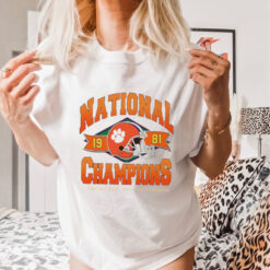 Ncaa Clemson Tigers champions 1981 shirt