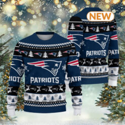 New England Patriots Football Christmas Ugly Sweater