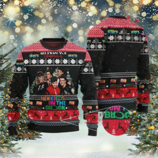 New Kids On The Block Funky Fulky Chirstmas Gifts 2024 Xmas For Family And Friends Ugly Sweater