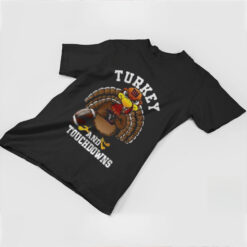 New York Giants Happy Thanksgiving Turkey And Touchdowns Shirt