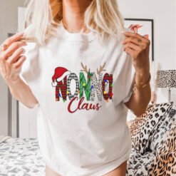 Noni Nonna Santa Claus Merry Christmas T Shirt