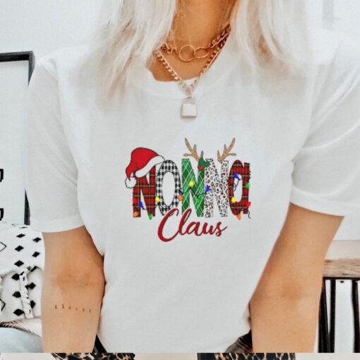 Noni Nonna Santa Claus Merry Christmas T Shirt