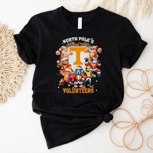 North Pole’s all star team Tennessee Volunteers Christmas shirt