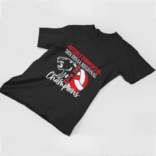 Northwood Panthers 2024 IHSAA Regional Champions Red Slam Shirt