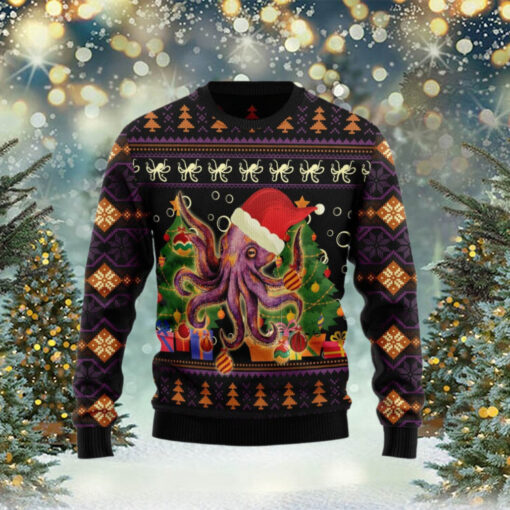 Octopus Ornament Ugly Christmas Sweater  Best Christmas Gifts