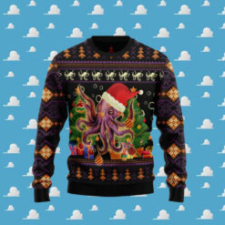 Octopus Ornament Ugly Christmas Sweater  Best Christmas Gifts