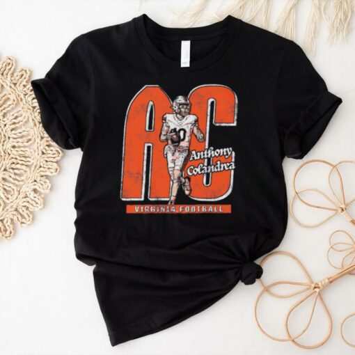 Official Anthony Colandrea AC Virginia Cavaliers Football 90s Graphic t shirt