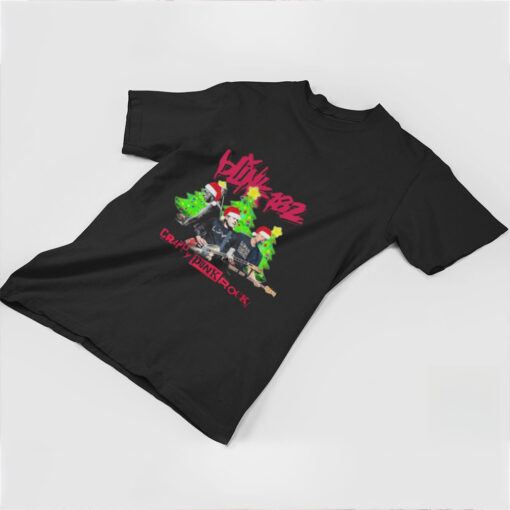 Official Blink 182 Merry Christmas Crappy Punk Rock 2024 Shirt