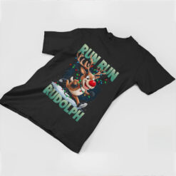 Official Christmas 5k run run rudolph holiday team running matching T shirt