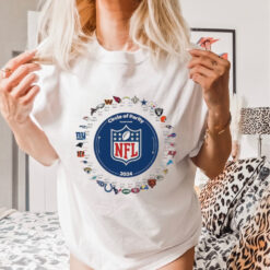 Official Circle Of Parity NFL 2024 Field Yates Teams Logos t shirt