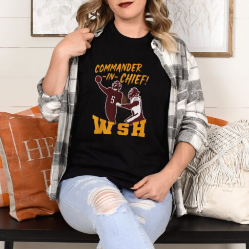 Official Commander – IN – Chief WSH NFL Washington Commanders Kansas City Chiefs t shirt