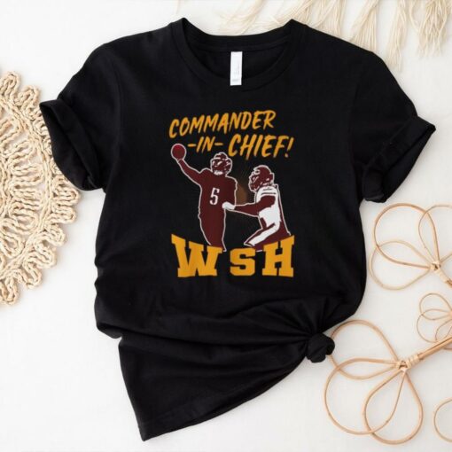 Official Commander – IN – Chief WSH NFL Washington Commanders Kansas City Chiefs t shirt