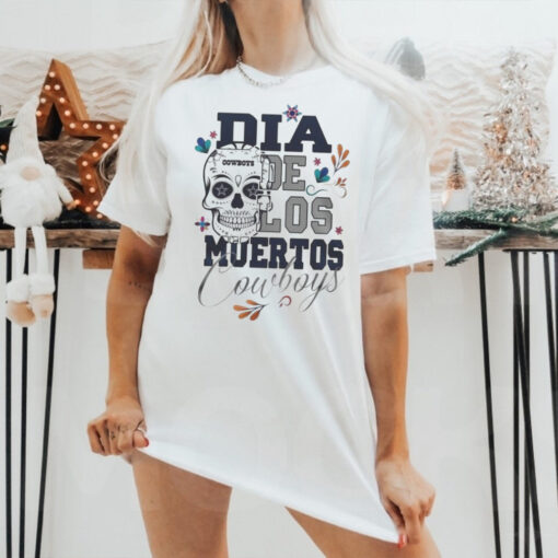 Official Dallas Cowboys Football Dia De Los Muertos Skull 2024 Shirt