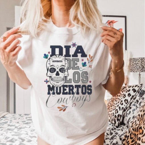 Official Dallas Cowboys Football Dia De Los Muertos Skull 2024 Shirt