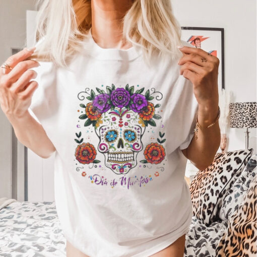 Official Dia De Los Muertos Detroit Lions 2024 Pullover Shirt