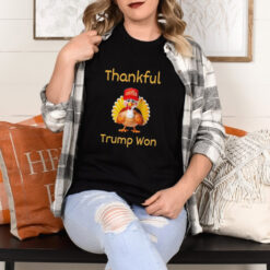 Official Donald Trump Won Thanksgiving Thankful T Shirt