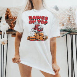 Official Georgia Bulldogs Dawgs On Top Defeat Tennessee Shirt