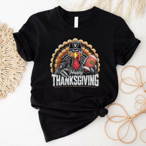 Official Happy Thanksgiving Las Vegas Raiders Football Turkey 2024 Shirt