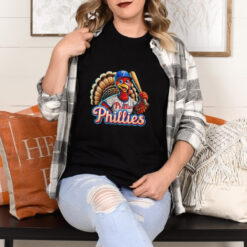 Official Happy Thanksgiving Philadelphia Phillies Baseball Turkey 2024 Shirt