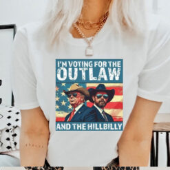 Official I’m Voting For The Outlaw And The Hillbilly Trump Vance 2024 Vintage Shirt