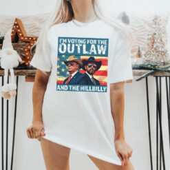 Official I’m Voting For The Outlaw And The Hillbilly Trump Vance 2024 Vintage Shirt