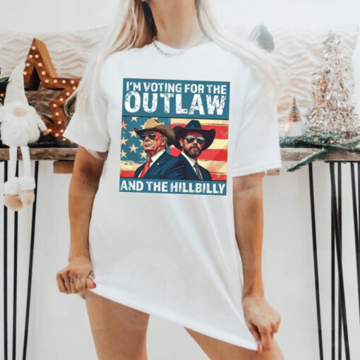 Official I’m Voting For The Outlaw And The Hillbilly Trump Vance 2024 Vintage Shirt