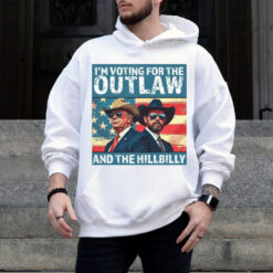 Official I’m Voting For The Outlaw And The Hillbilly Trump Vance 2024 Vintage Shirt