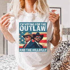 Official I’m Voting For The Outlaw And The Hillbilly Trump Vance 2024 Vintage Shirt