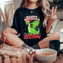 Official Imagine Dragons Cartoon Dragon Holiday Shirt