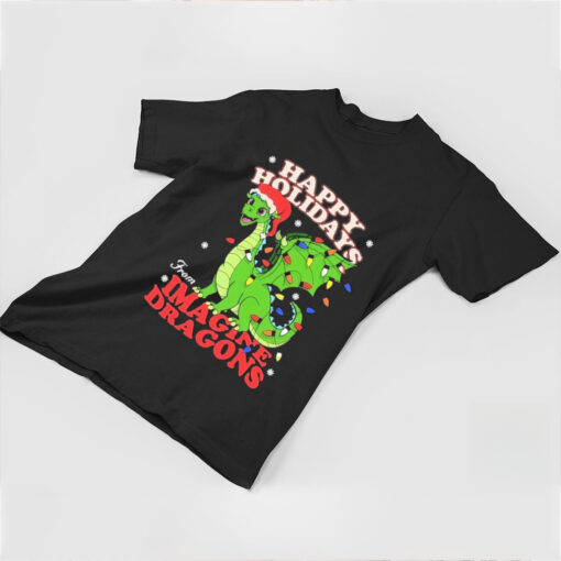 Official Imagine Dragons Cartoon Dragon Holiday Shirt