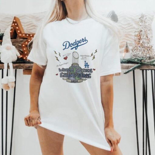 Official Infant Los Angeles Dodgers Tiny Turnip 2024 World Series Champions Shirt