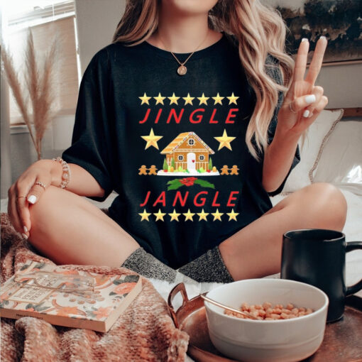 Official Jingle Jangle Gingerbread House Ugly Christmas 2024 Shirt