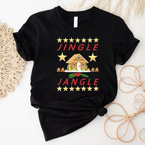 Official Jingle Jangle Gingerbread House Ugly Christmas 2024 Shirt