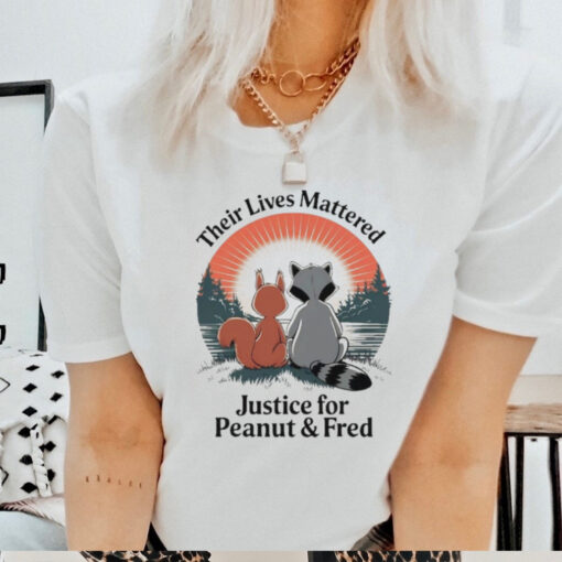 Official Justice For Peanut The Squirrel Justice For Fred The Raccoon Trending Design T Shirt