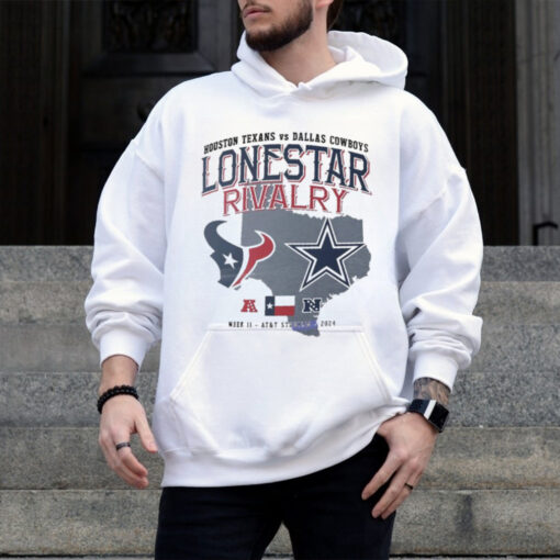 Official Lonestar Rivalry Texans vs Cowboys 2024 Game Matchup Shirt