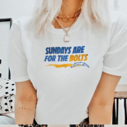 Official Los Angeles Chargers Sundays Are For The Bolts t shirt