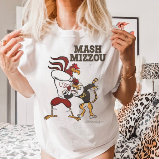 Official Mash Mizzou South Carolina Gamecocks Vs. Missouri Tigers Happy Game Day Art t shirt