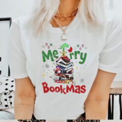 Official Merry Bookmas Grinch Christmas Book shirt