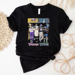 Official Minnesota Vikings x Minnesota Timberwolves Signature T Shirt