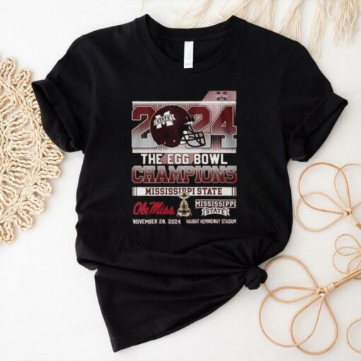 Official Mississippi State Bulldogs 2024 The Egg Bowl Champions Shirt