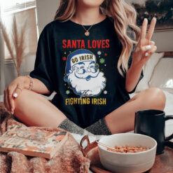 Official Notre Dame Fighting Irish Santa’s Pride, Christmas Shirt