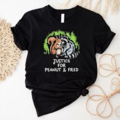 Official Peanut The Squirrel Justice For Peanut and Fred T Shirt