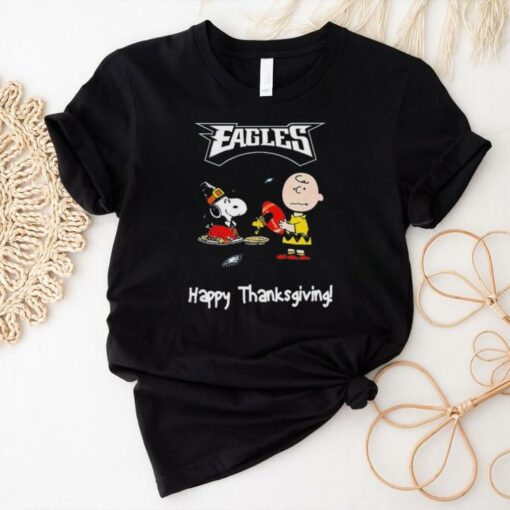 Official Peanuts philadelphia eagles NFL Football happy thanksgiving 2024 Shirt