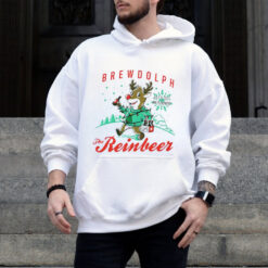 Official Reindeer Brewdolph the Reinbeer let’s get blitzened shirt